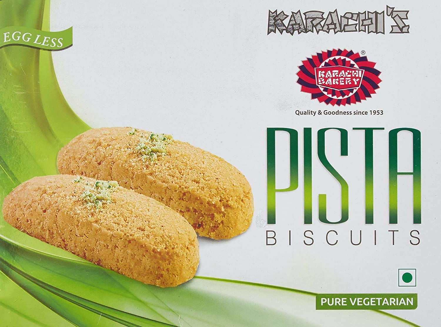Karachi Bakery Biscuits, Green Pista, 400G