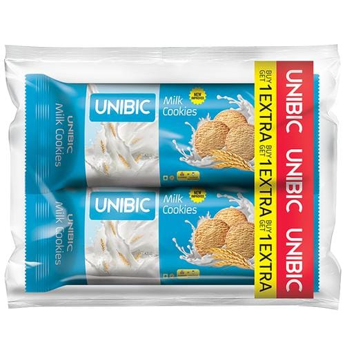 Unibic Milk Cookies, 100 G (1+1)