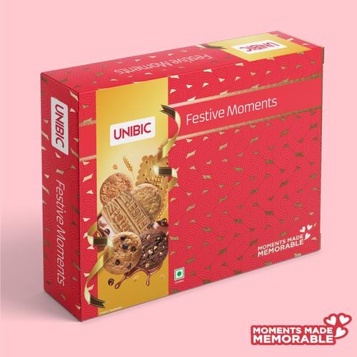 Unibic Festive Moments Assorted Cookies, 500 G Carton