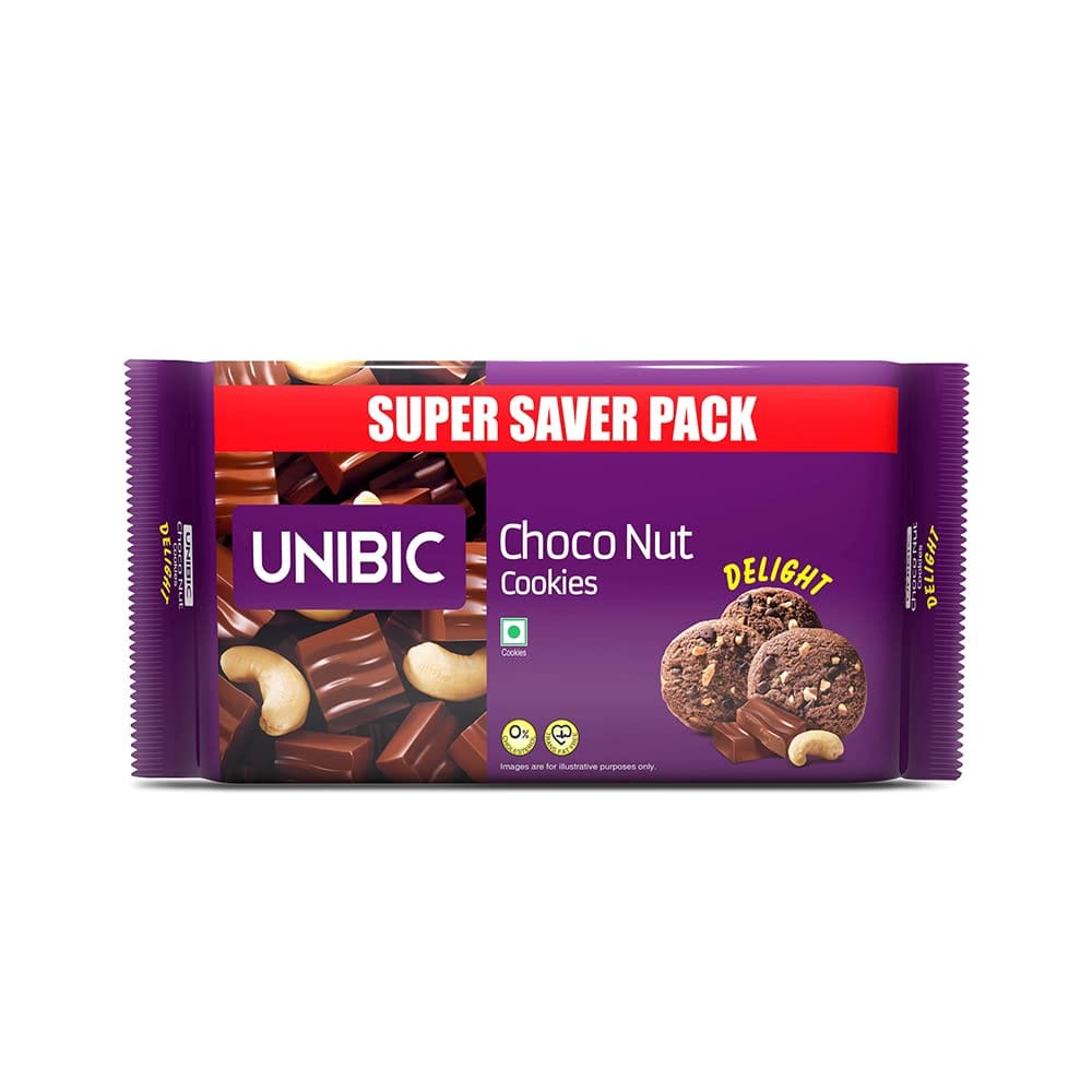 Unibic Foods Cookies, Choco Nut Cookies, 500 Grams