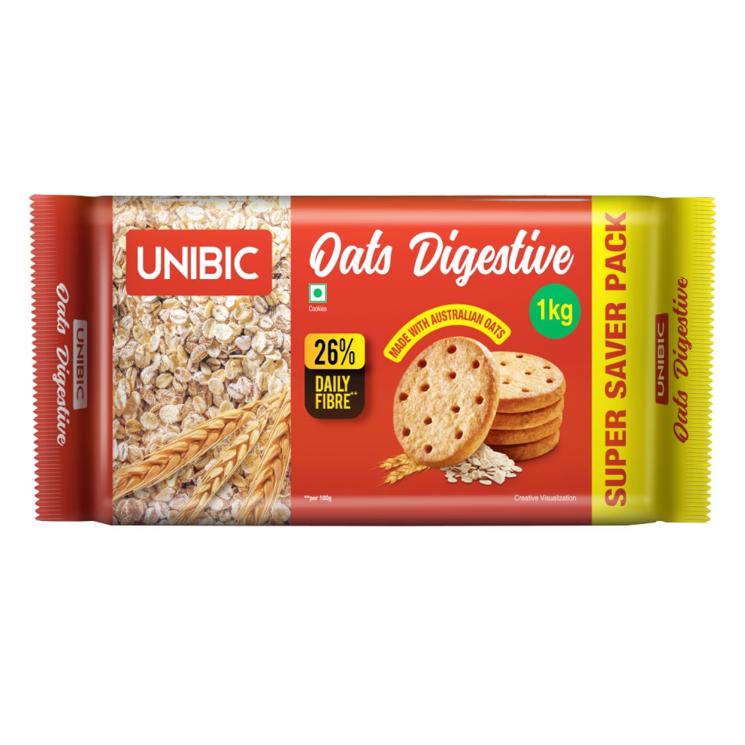 Unibic Oats Digestive, 1Kg