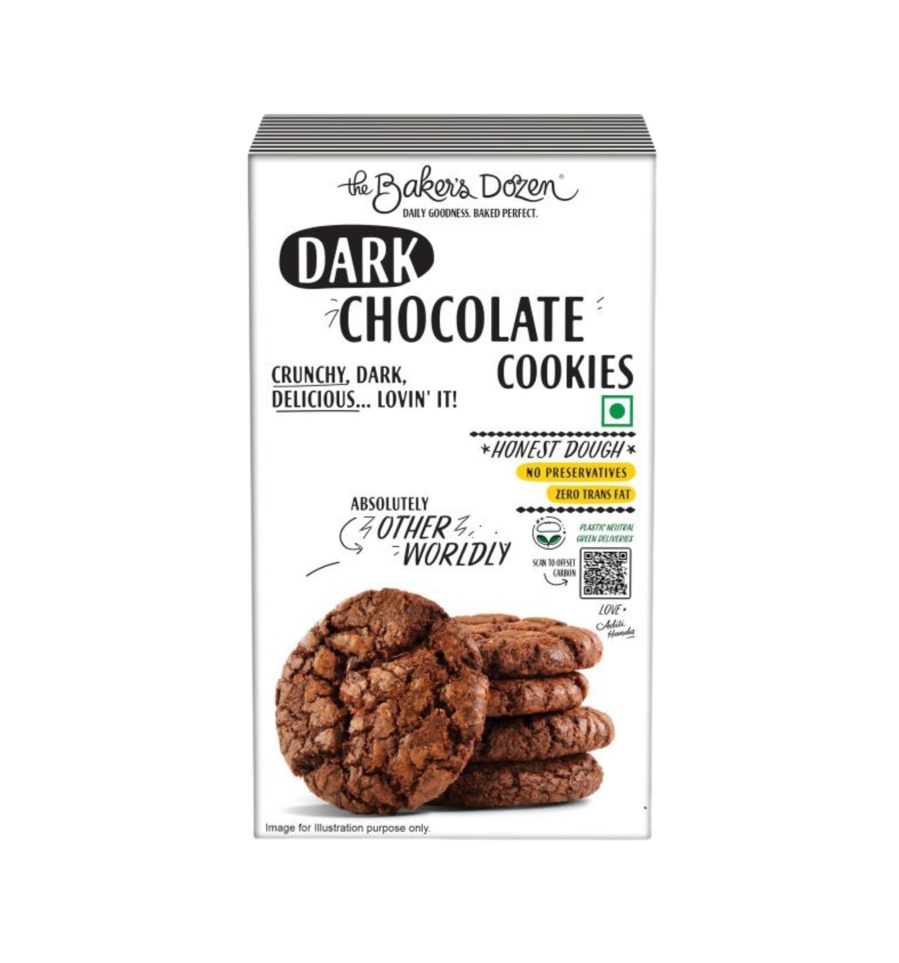 The Baker's Dozen Dark Chocolate Cookies, 200 G