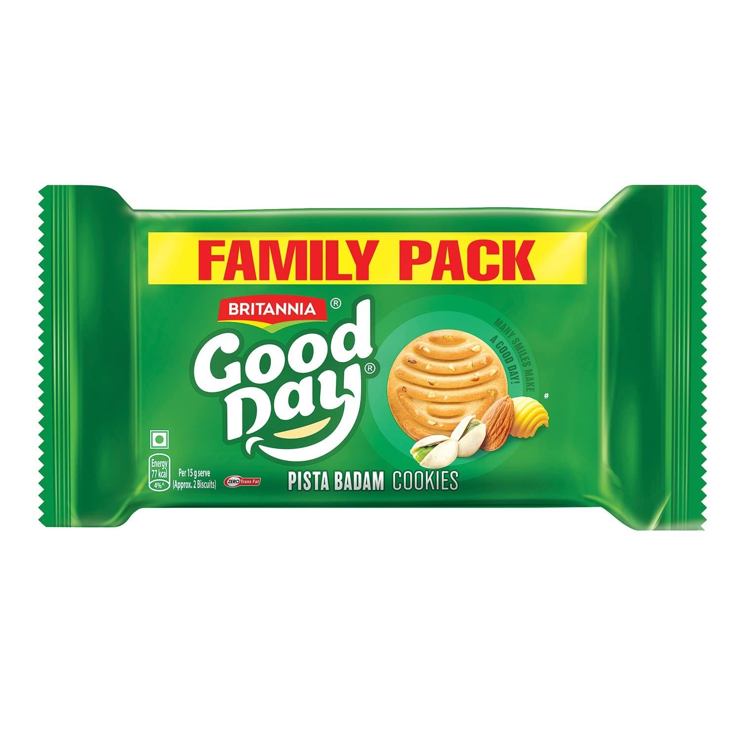 Britannia Good Day Pista Badam Cookies, 600G