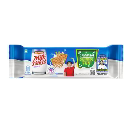 Britannia Milk Bikis Biscuits, 500 G