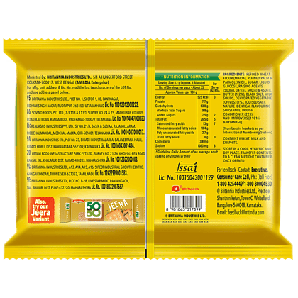 Britannia 50, 50 Maska Chaska Biscuits, 300 G