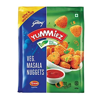 Godrej Yummiez Snacks Masala Nuggets, 400 G Pack