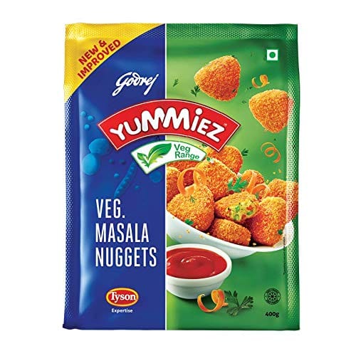 Godrej Yummiez Snacks Masala Nuggets, 400 G Pack