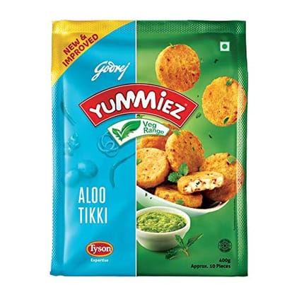 Godrej Yummiez Aloo Tikki Pouch, 400 G