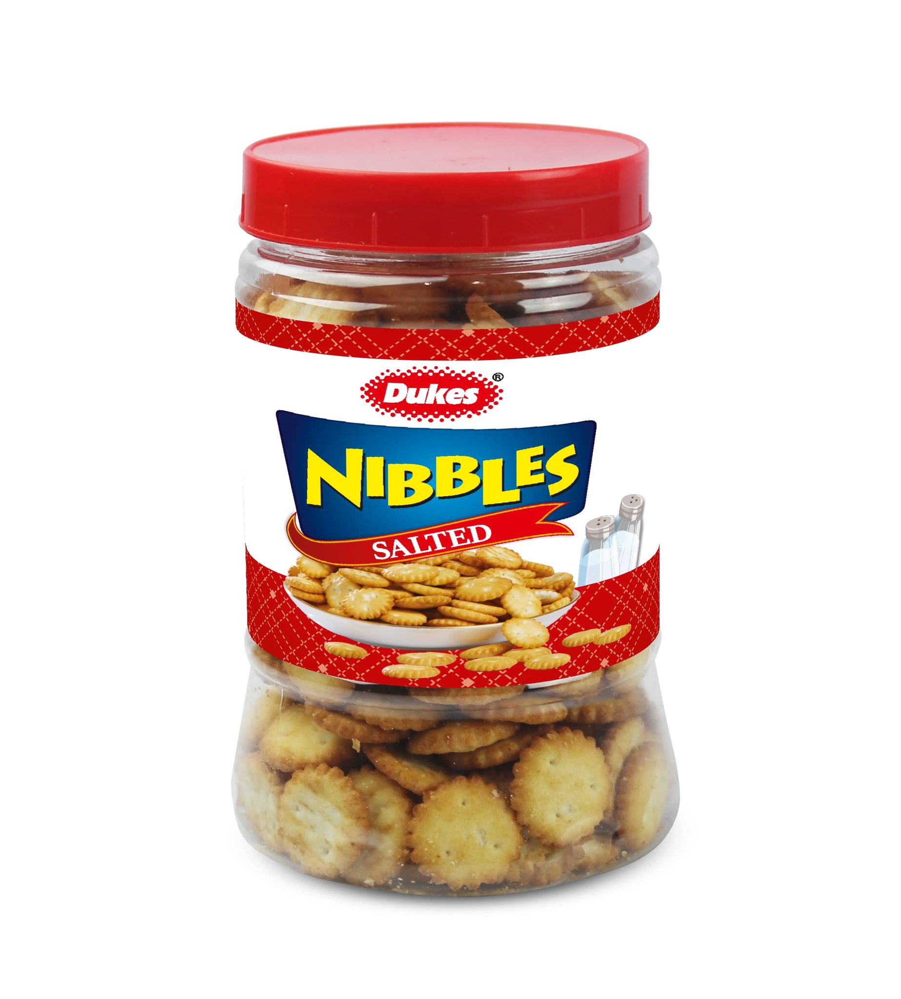 Dukes Nibbles Salted Crackers, 150G