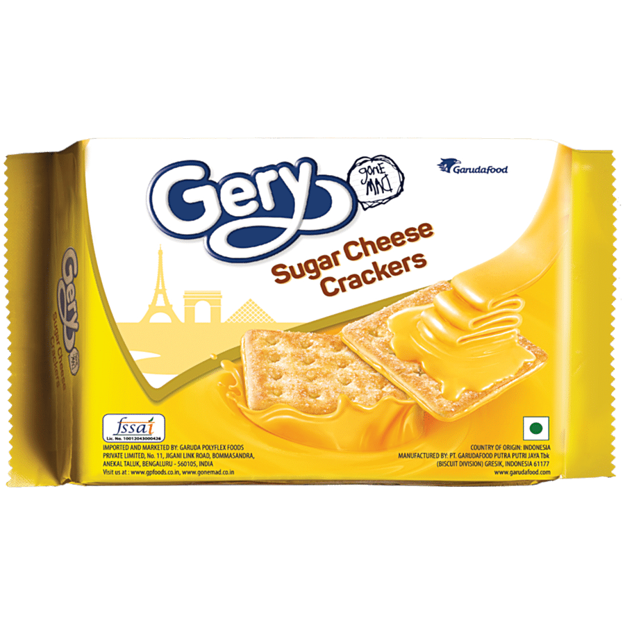 Gery Gone Mad Sugar Cheese Crackers, 110 G Pouch