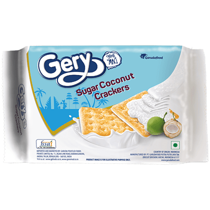 Gery Gone Mad Sugar Coconut Crackers, 105 G