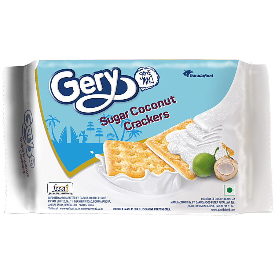 Gery Gone Mad Sugar Coconut Crackers, 105 G