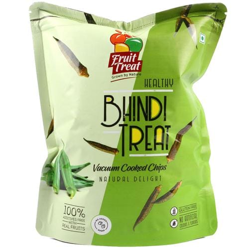 Fruittreat Bendi (Okra) Treat, Spicy Chilli Masala, 60 G Pouch