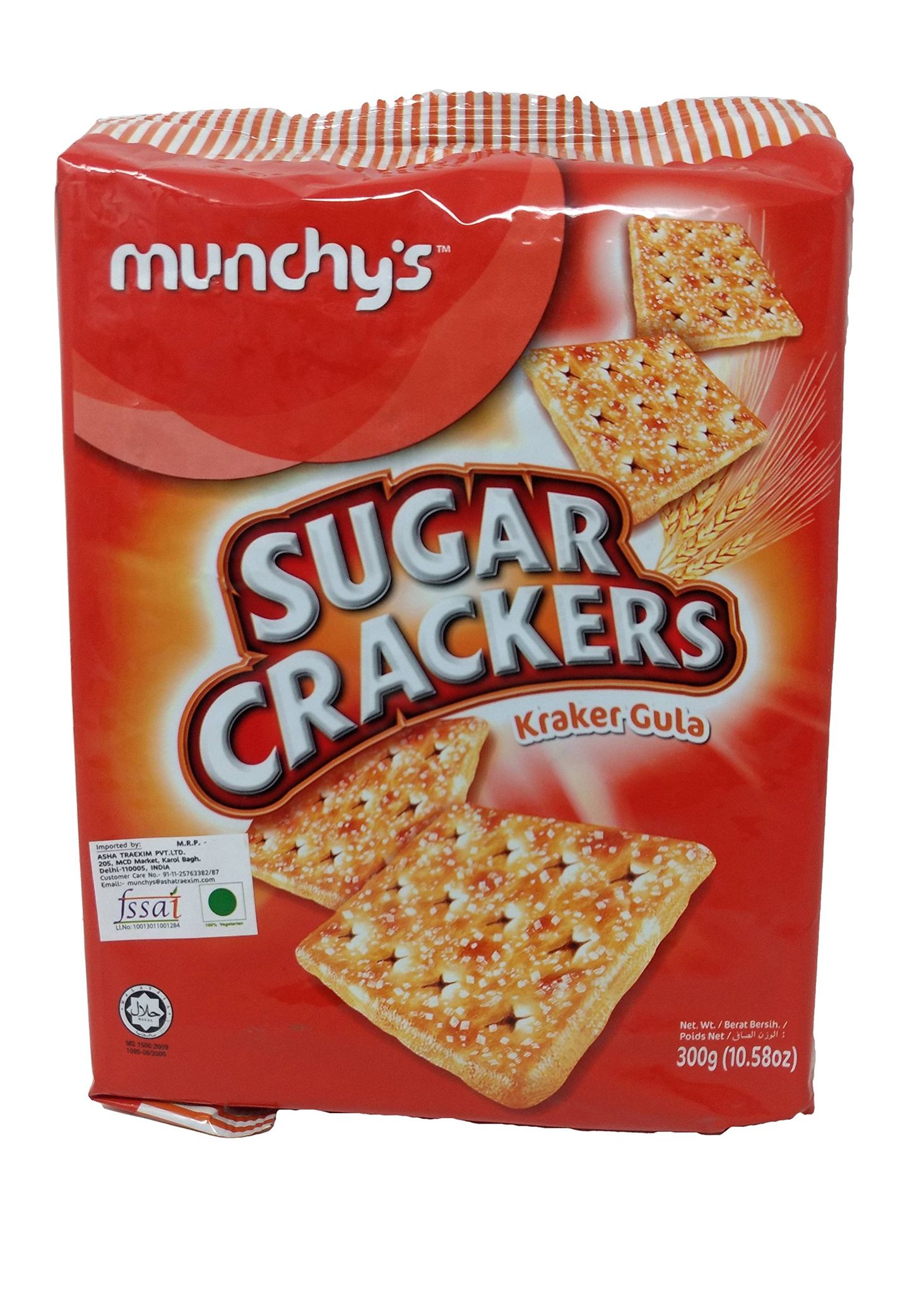 Munchy's Biscuits, Sugar Crackers, 300G Carton
