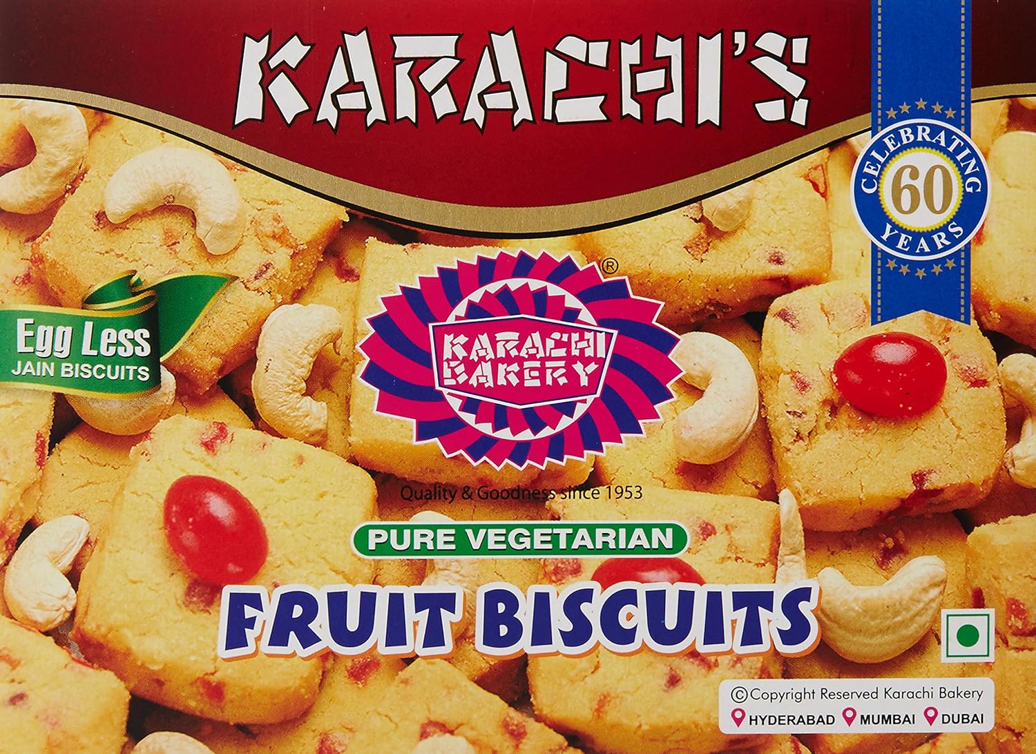Karachi Bakery Fruit Biscuits, 250G