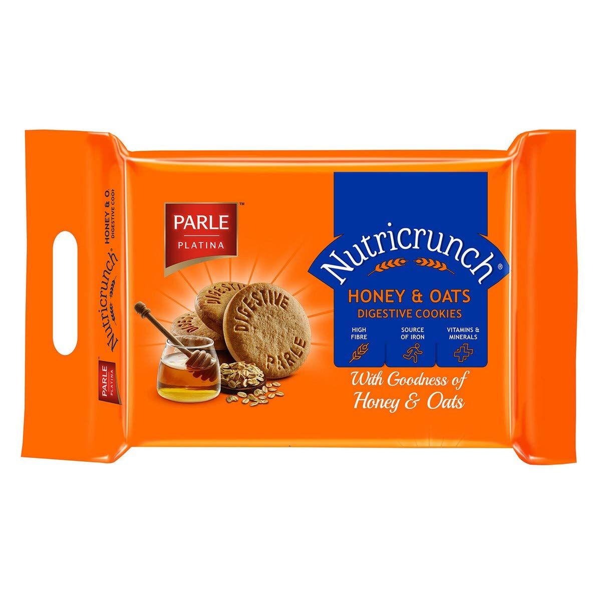 Parle Nutricrunch Honey&Oats Digestive Cookies, 600G