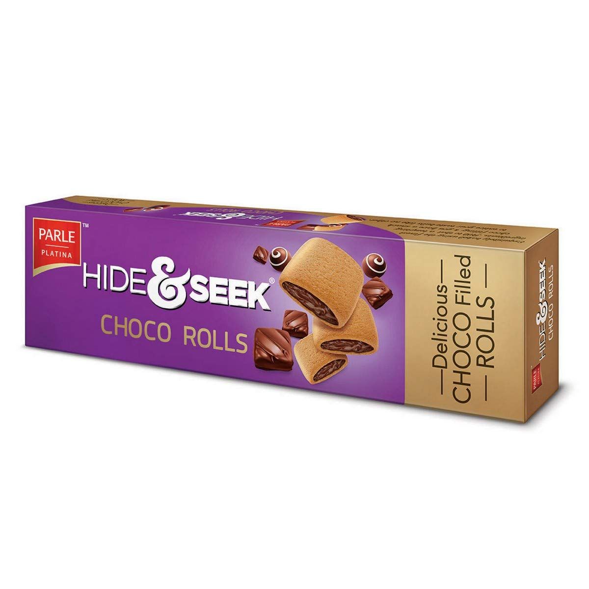 Parle Platina Hide & Seek Choco Rolls, 120G (Weight May Vary)