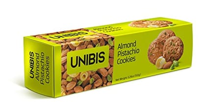 Unibic Almond Pistachio Cookies, Pack Of 3 X, 150G