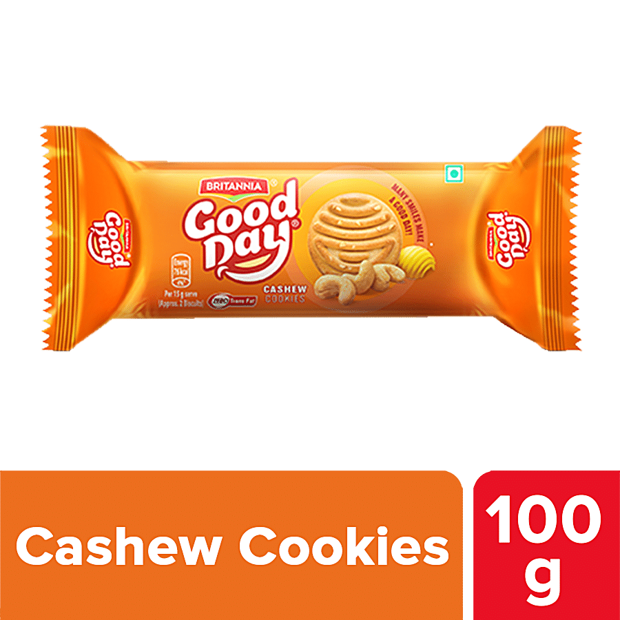 Britannia Good Day Cashew Cookies, 100 G
