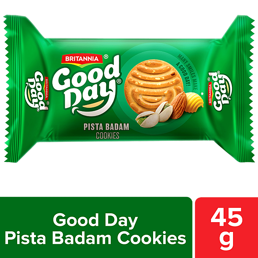 Britannia Good Day Pista Badam Cookies, 45 G