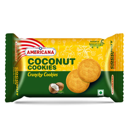 Americana Crunchy Coconut Cookies, Crispy And Crunchy Coconut Cookies, 203G (Pack Of 10, 203 G Each)