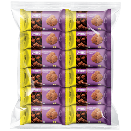 Unibic Choco Ripple Cookies, 60 G (Pack Of 12)