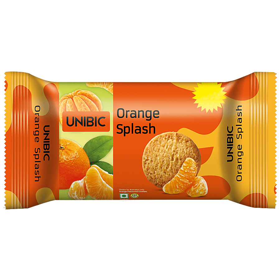 Unibic Orange Splash Cookies, 60 G (Pack Of 12)