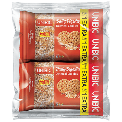 Unibic Cookies, Daily Digestive Oatmeal, 150 G *2