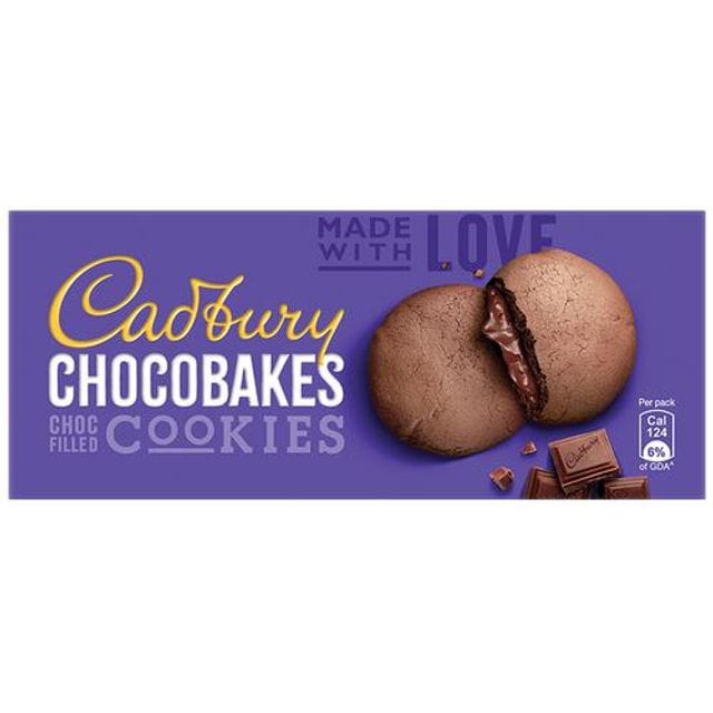 Cadbury Chocobakes Chocobakes Cookies, Delectable, Smooth & Crunchy, 25 G