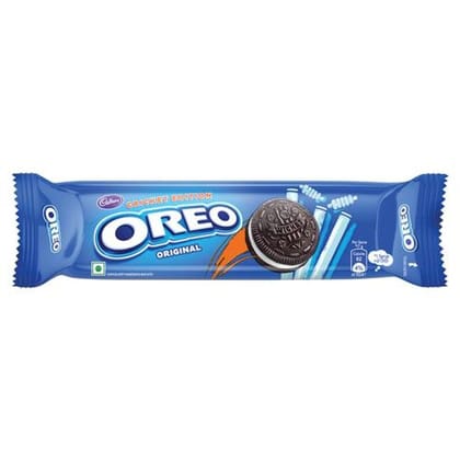 Cadbury Oreo Vanilla Flavour Biscuit Cream Sandwich, 113.75 G