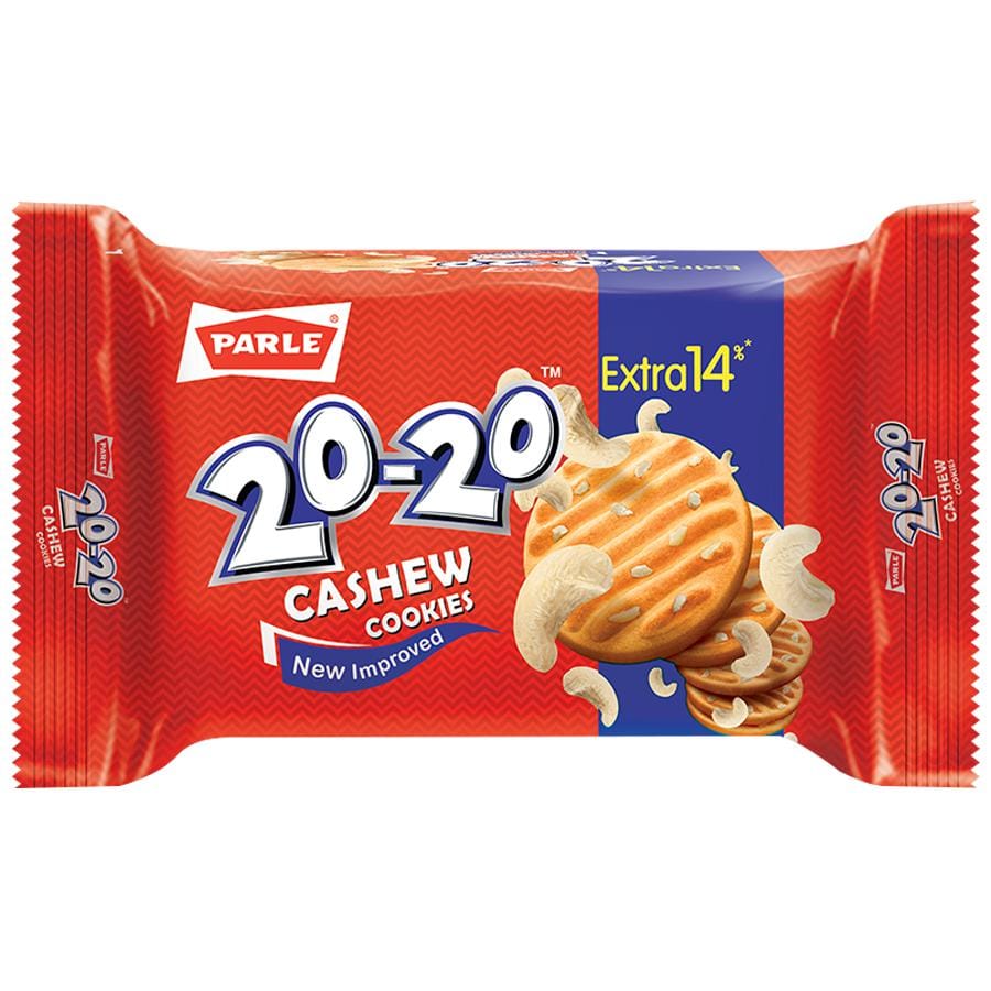 Parle 20, 20 Cashew Cookies, 35G