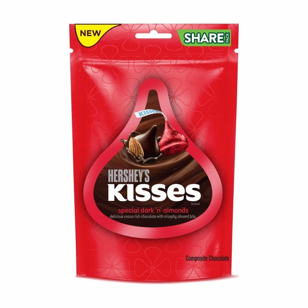Hershey's Kisses Special Dark 'N' Almonds 100.8G
