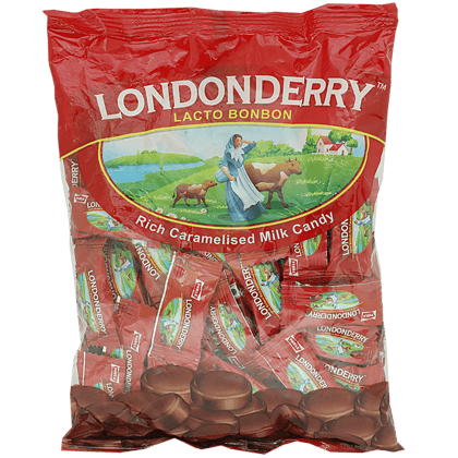 Londonderry Rich Caramelised Milk Candy, Hard Boiled, Creamy, 277 G Pouch