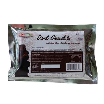 Ask Foods Dark Chocolate, 150 G