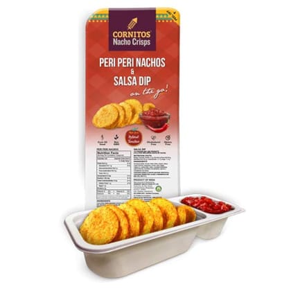 Cornitos Peri Nachos And Salsa Dip Tray, 70 G
