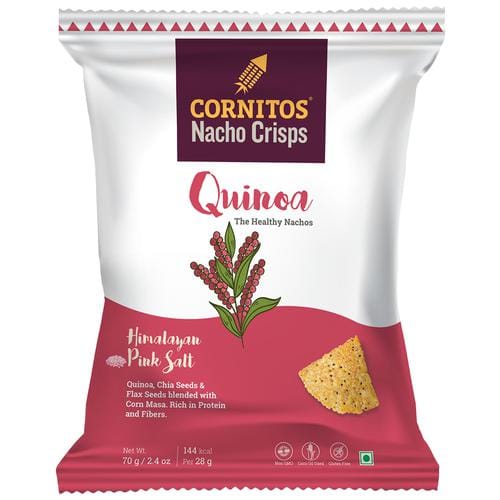 Cornitos Quinoa Nacho Chips, 70 G Pouch
