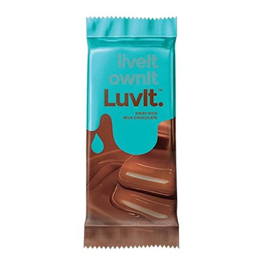 Luvit Chocolate, Dairy Rich Milk, 14 G