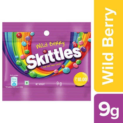 Skittles Chewy Fruit Candies, Wildberry, 9 G