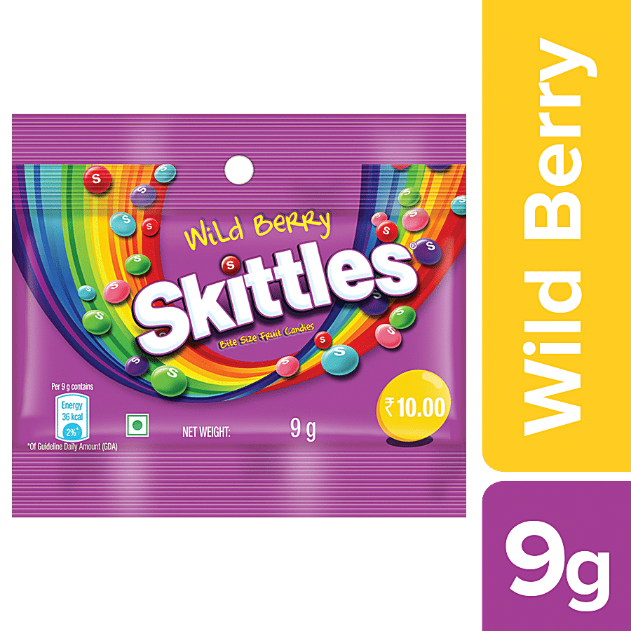Skittles Chewy Fruit Candies, Wildberry, 9 G
