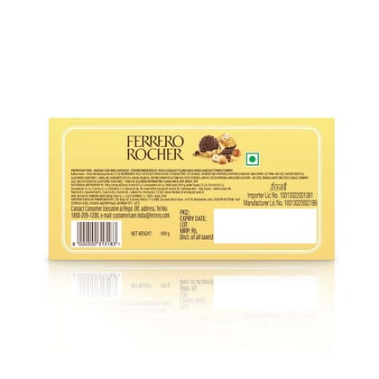 Ferrero Rocher T8, Hazelnut, 100 Gram
