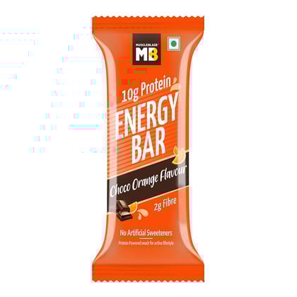 Muscleblaze Energy Bar, 1 Bar(S), Choco Orange (10G Protein)
