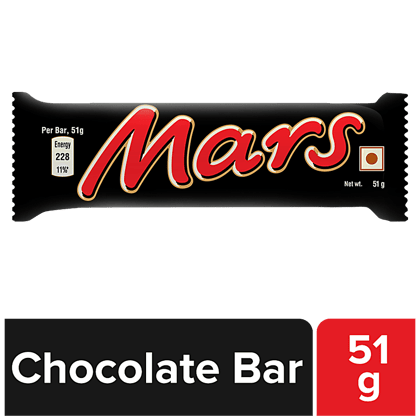 Mars Nougat & Caramel Filled Chocolate Bar, 51 G Pouch