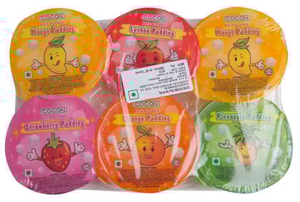 Cocon Pudding 6Cup, 480G, Multicolor, 480 G (Pack Of 1)