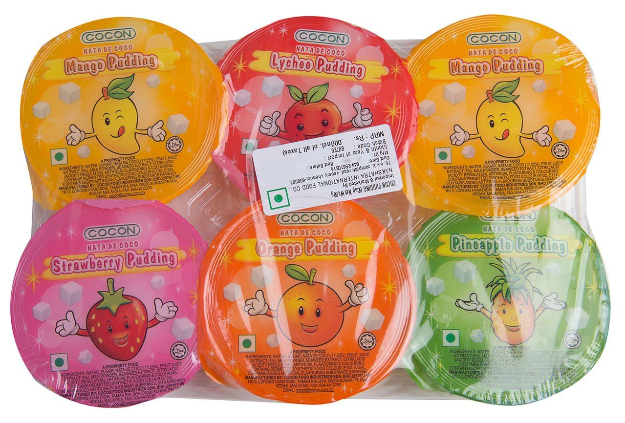 Cocon Pudding 6Cup, 480G, Multicolor, 480 G (Pack Of 1)