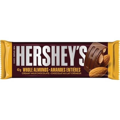 Hershey's Whole Almond Chocolate Bar, 100 G