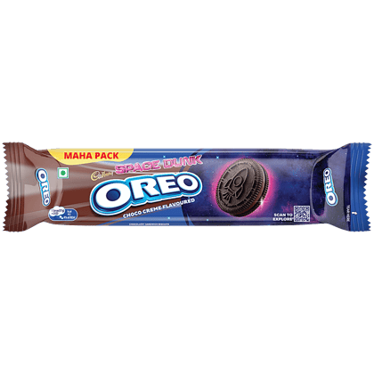 Cadbury Oreo Chocolate Flavour Crme Sandwich Biscuit, 131.25 G