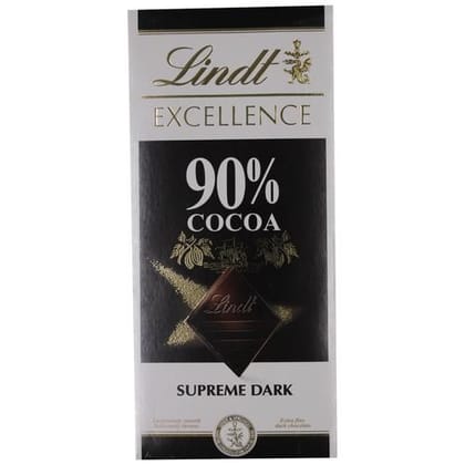 Lindt Excellence Dark Chocolate, 90% Cocoa, 100 G