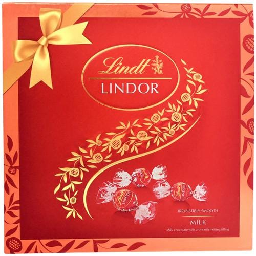 Lindt Lindor Milk Chocolates, Gift Box, 100 G