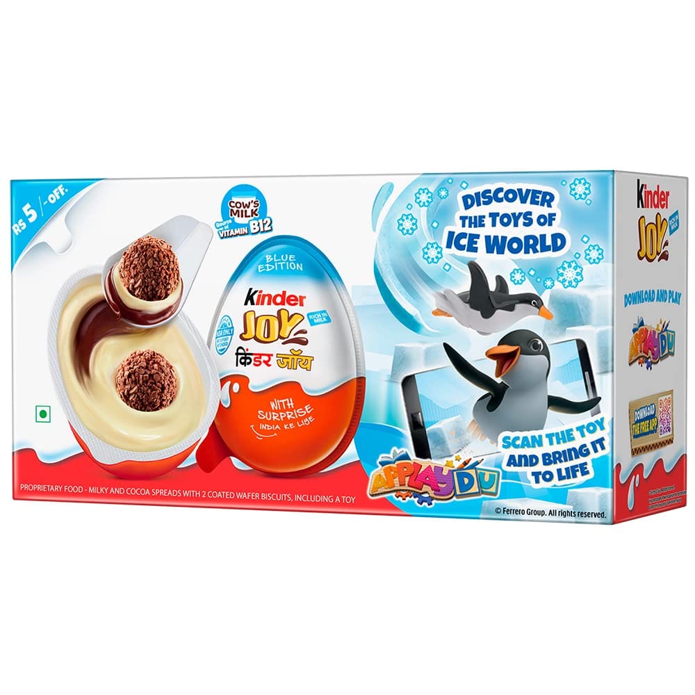 Kinder Joy Creamy Fravor, Boy, 60 Grams