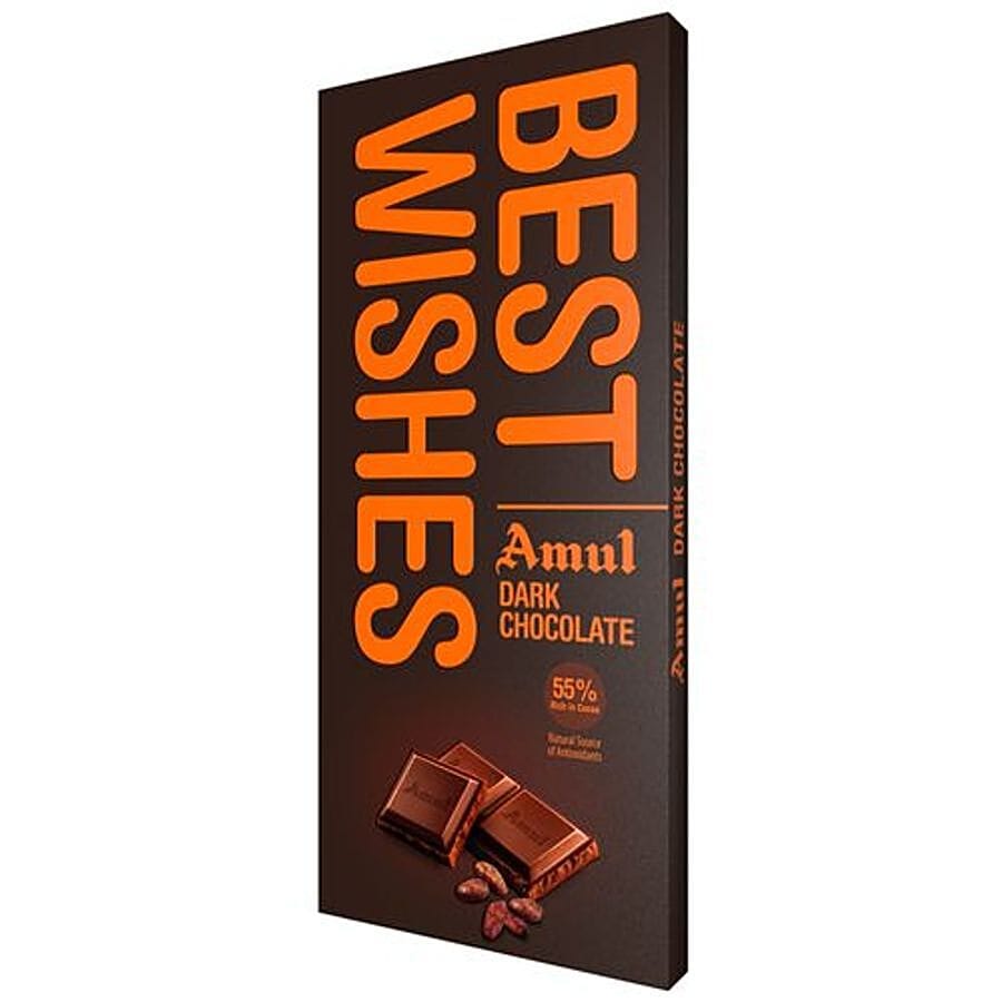 Amul Best Wishes Dark Chocolate, 150 G